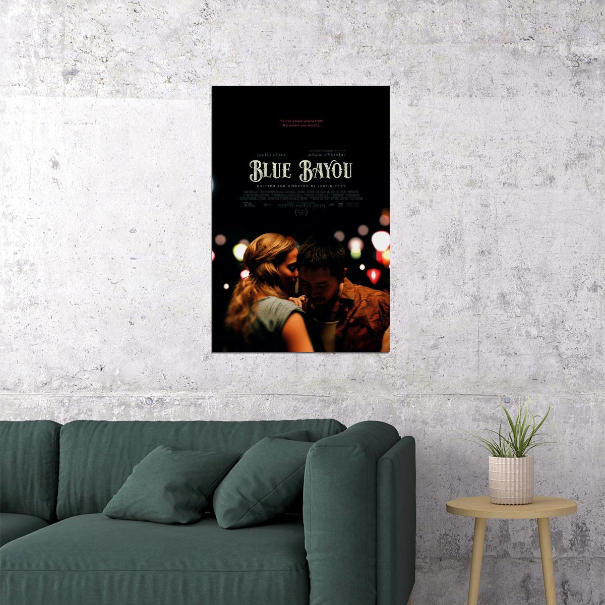 Blue Bayou 2021 Movie Drama Poster Wall Art Print Home Wall Decor - xonomax