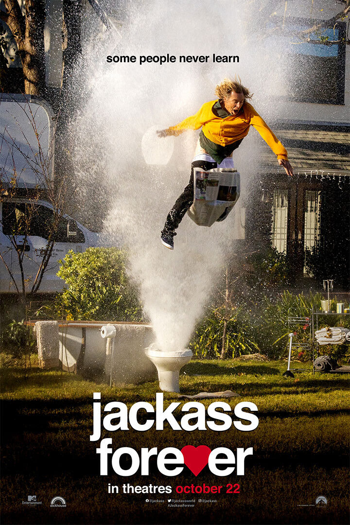 Jackass Forever Some People Never Learn Poster Wall Art Print Home Wall Decor - xonomax
