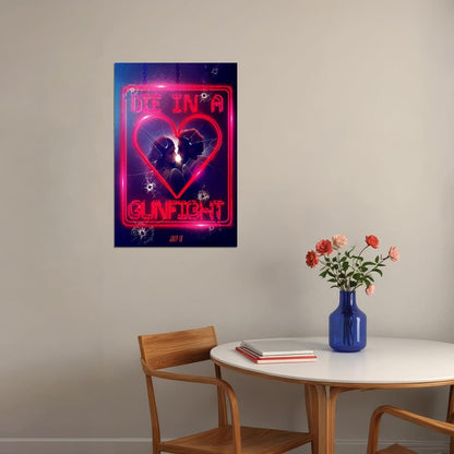Die In A Gunfight Movie Poster Wall Art Print Home Wall Decor - xonomax