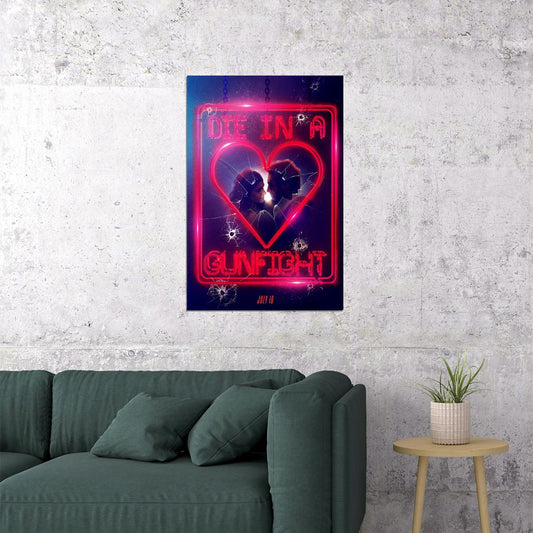Die In A Gunfight Movie Poster Wall Art Print Home Wall Decor - xonomax