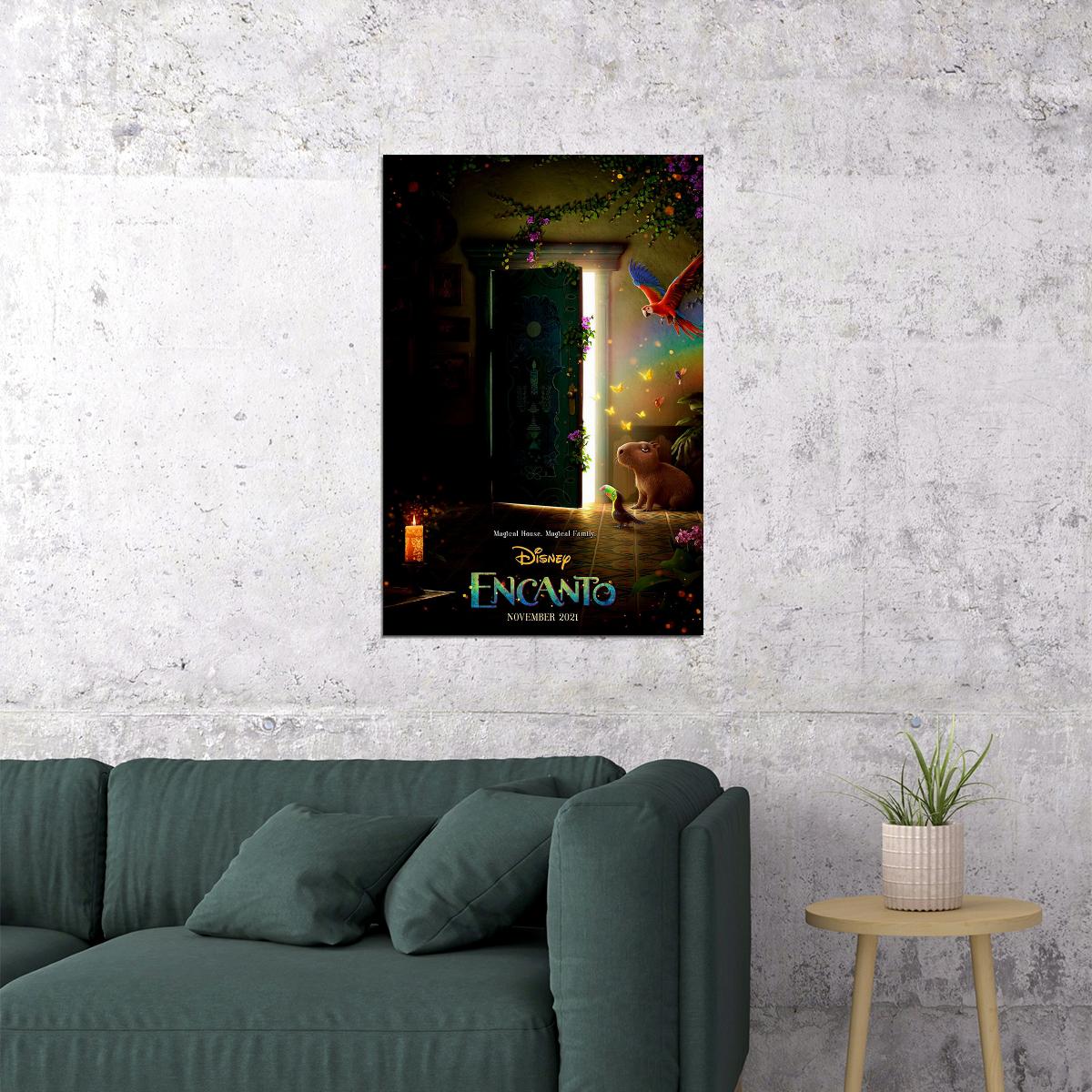 Encanto Movie Animation Poster Wall Art Print Home Wall Decor - xonomax