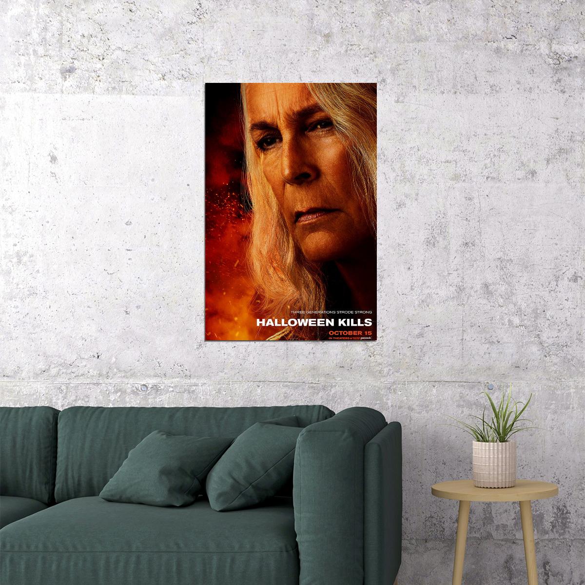 Halloween Kills Movie Horror Poster Wall Art Print Home Wall Decor - xonomax