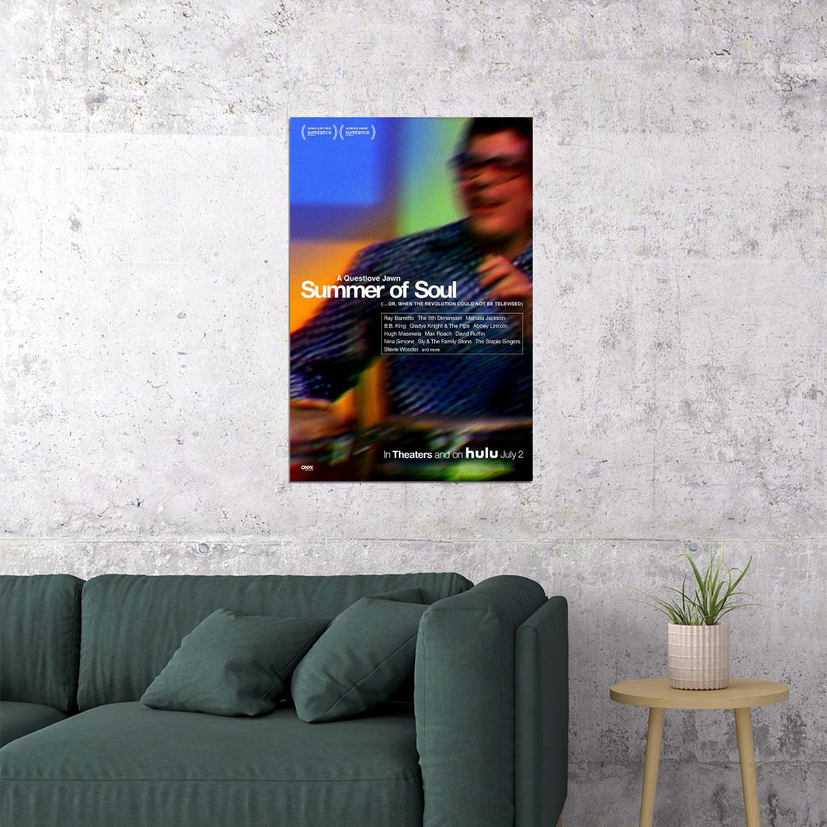 Summer Of Soul Movie Poster Wall Art Print Home Wall Decor - xonomax