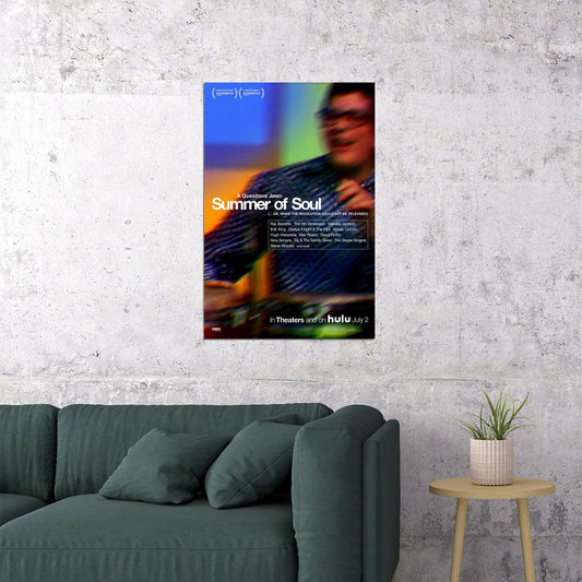 Summer Of Soul Movie Poster Wall Art Print Home Wall Decor - xonomax