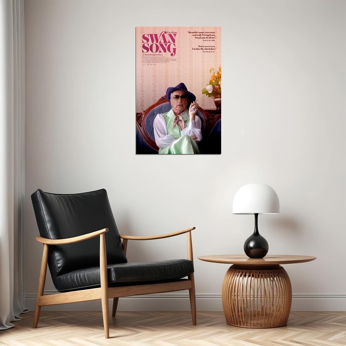 Swan Song 2021 Fantasy Movie Poster Wall Art Print Home Wall Decor - xonomax