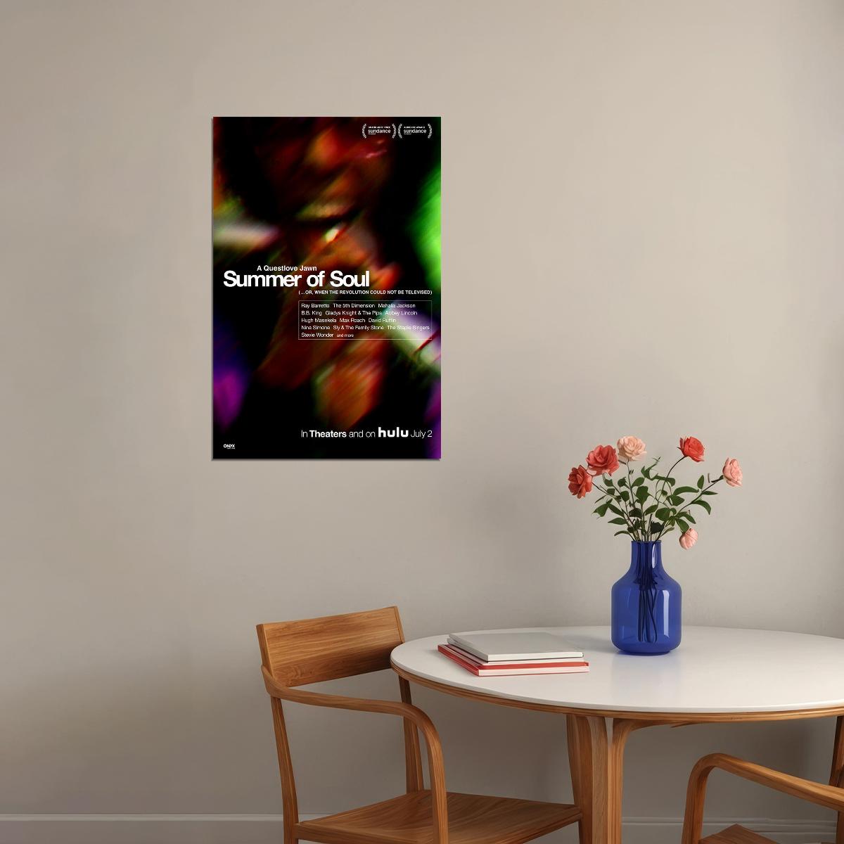 Summer Of Soul Movie Poster Wall Art Print Home Wall Decor - xonomax