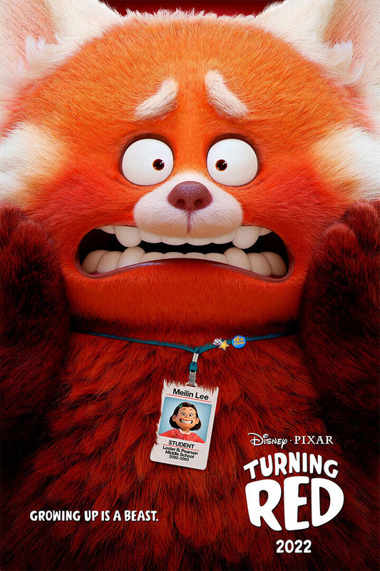 Turning Red 2022 Movie Poster Wall Art Print Home Wall Decor - xonomax