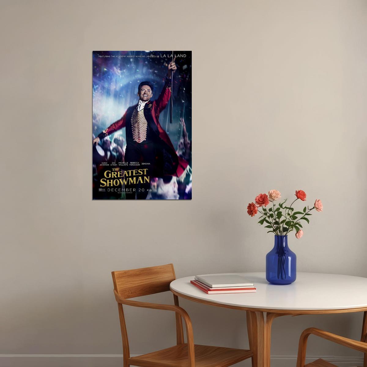 Greatest Showman Zac Efron Hugh Jackman Michelle Williams Poster Wall Art Print Home Wall Decor - xonomax
