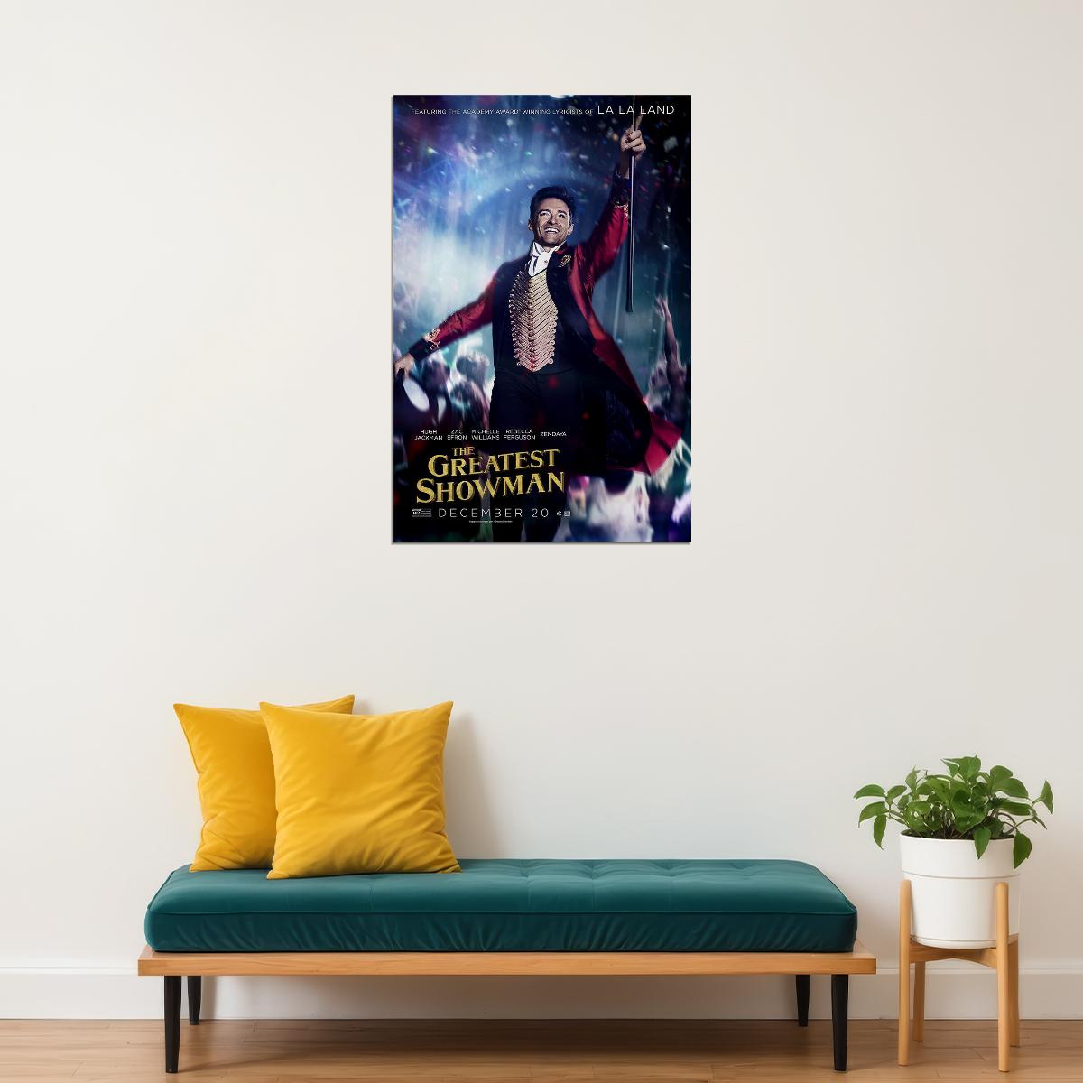 Greatest Showman Zac Efron Hugh Jackman Michelle Williams Poster Wall Art Print Home Wall Decor - xonomax