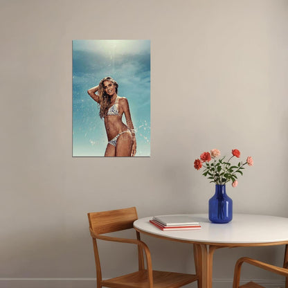 Heidi Klum Super Model Magazine Fashion Cover Poster Wall Art Print Home Wall Decor - xonomax