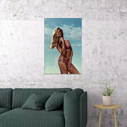 Heidi Klum Super Model Magazine Fashion Cover Designer Poster Wall Art Print Home Wall Decor - xonomax