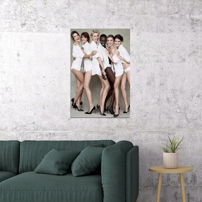 Alessandra Ambrosio Helena Christensen Miranda Kerr Models Poster Wall Art Print Home Wall Decor - xonomax