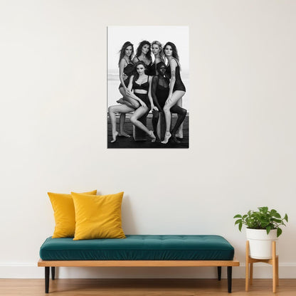 Alessandra Ambrosio Helena Christensen Miranda Kerr Poster Wall Art Print Home Wall Decor - xonomax
