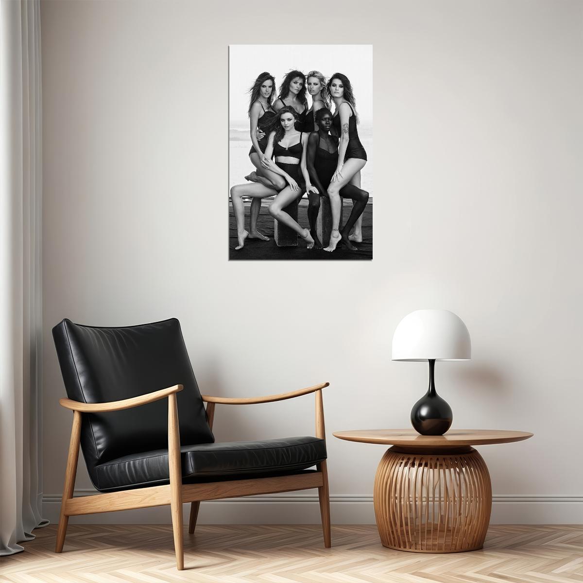 Alessandra Ambrosio Helena Christensen Miranda Kerr Poster Wall Art Print Home Wall Decor - xonomax