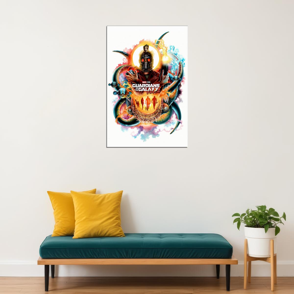 Guardians Of The Galaxy Vol2 Movie Superheroes Action Poster Wall Art Print Home Wall Decor - xonomax