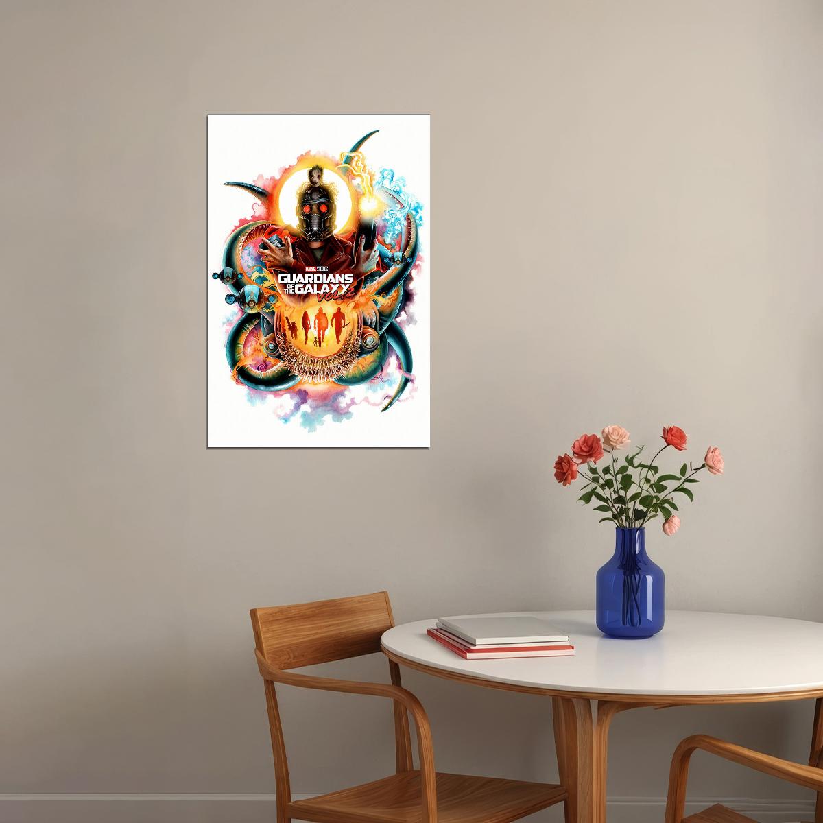 Guardians Of The Galaxy Vol2 Movie Superheroes Action Poster Wall Art Print Home Wall Decor - xonomax