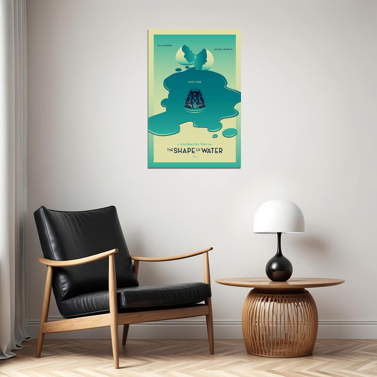 The Shape Of Water Movie Guillermo Del Toro Film Poster Wall Art Print Home Wall Decor - xonomax
