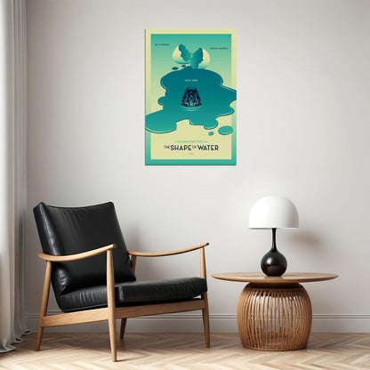 The Shape Of Water Movie Guillermo Del Toro Film Poster Wall Art Print Home Wall Decor - xonomax
