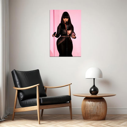 Nicki Minaj Sexy Rap Hip Hop Music Girl Singer Star Famous Poster Wall Art Print Home Wall Decor - xonomax
