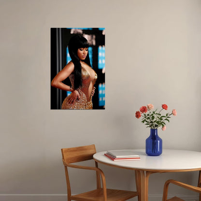 Nicki Minaj Sexy Rap Hip Hop Music Girl Singer Star Poster Wall Art Print Home Wall Decor - xonomax