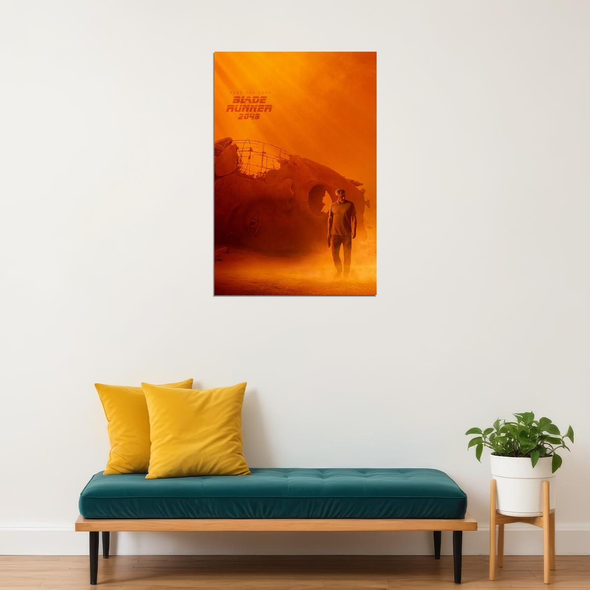 Blade Runner 2049 Movie Ryan Gosling Thriller Poster Wall Art Print Home Wall Decor - xonomax