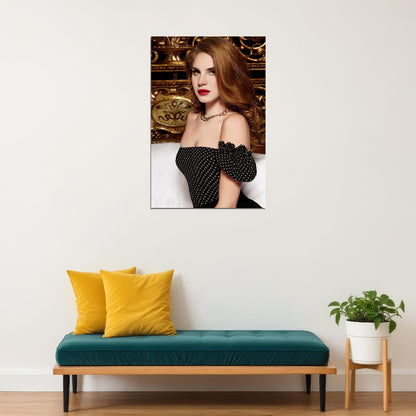 Lana Del Rey Singer Soul Music Star Model Poster Wall Art Print Home Wall Decor - xonomax