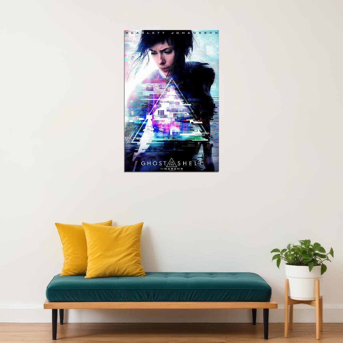 Ghost In The Shell 2017 Movie Action Drama Poster Wall Art Print Home Wall Decor - xonomax