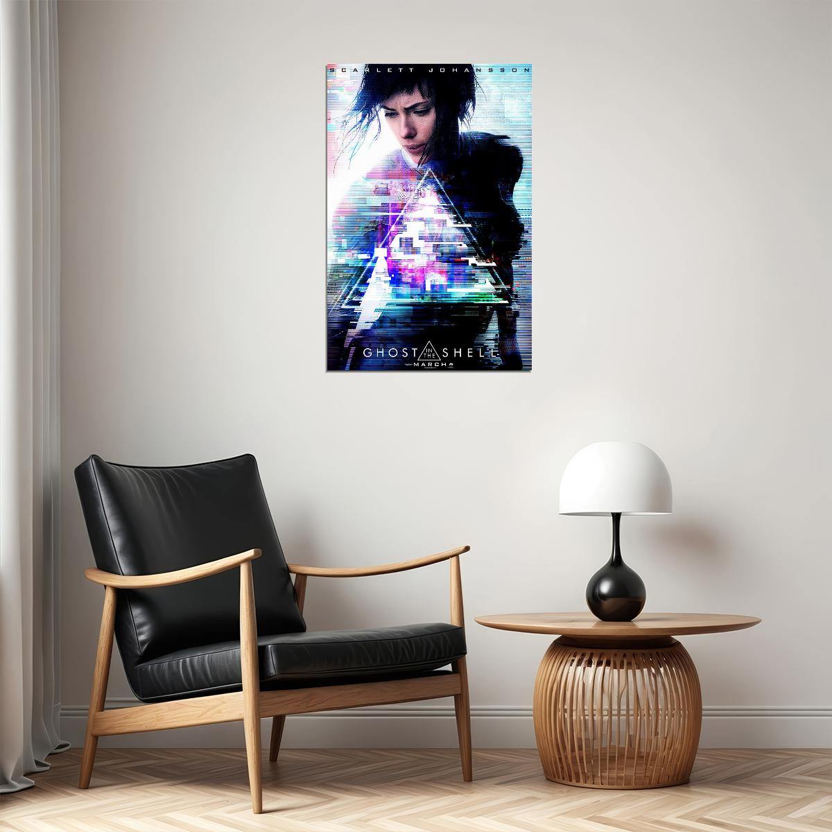 Ghost In The Shell 2017 Movie Action Drama Poster Wall Art Print Home Wall Decor - xonomax
