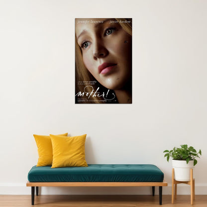 Mother! Movie Jennifer Lawrence Javier Bardem Mystery Poster Wall Art Print Home Wall Decor - xonomax