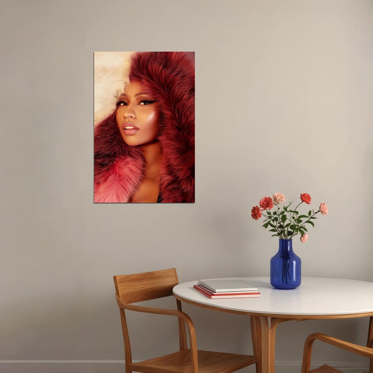 Music Album Cover Nicki Minaj Rap Music Artist Poster Wall Art Print Home Wall Decor - xonomax