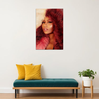 Music Album Cover Nicki Minaj Rap Music Artist Poster Wall Art Print Home Wall Decor - xonomax