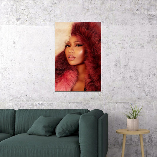 Music Album Cover Nicki Minaj Rap Music Artist Poster Wall Art Print Home Wall Decor - xonomax