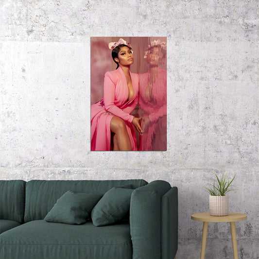 Nicki Minaj Music Album Cover Rap Music Poster Wall Art Print Home Wall Decor - xonomax