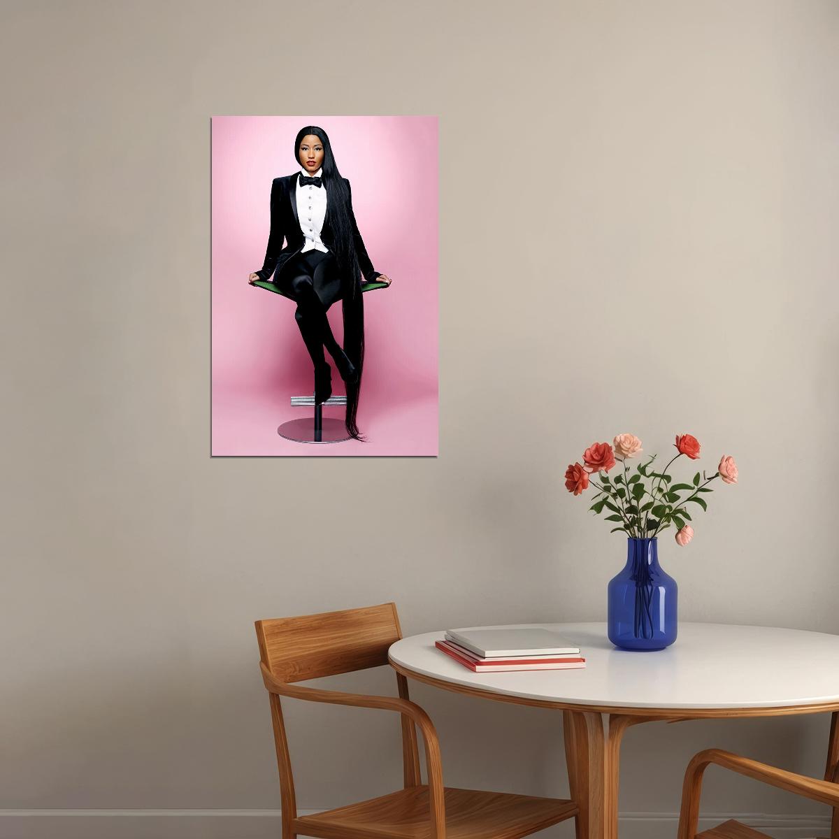 Music Album Cover Nicki Minaj Chun Li Rap Music Poster Wall Art Print Home Wall Decor - xonomax