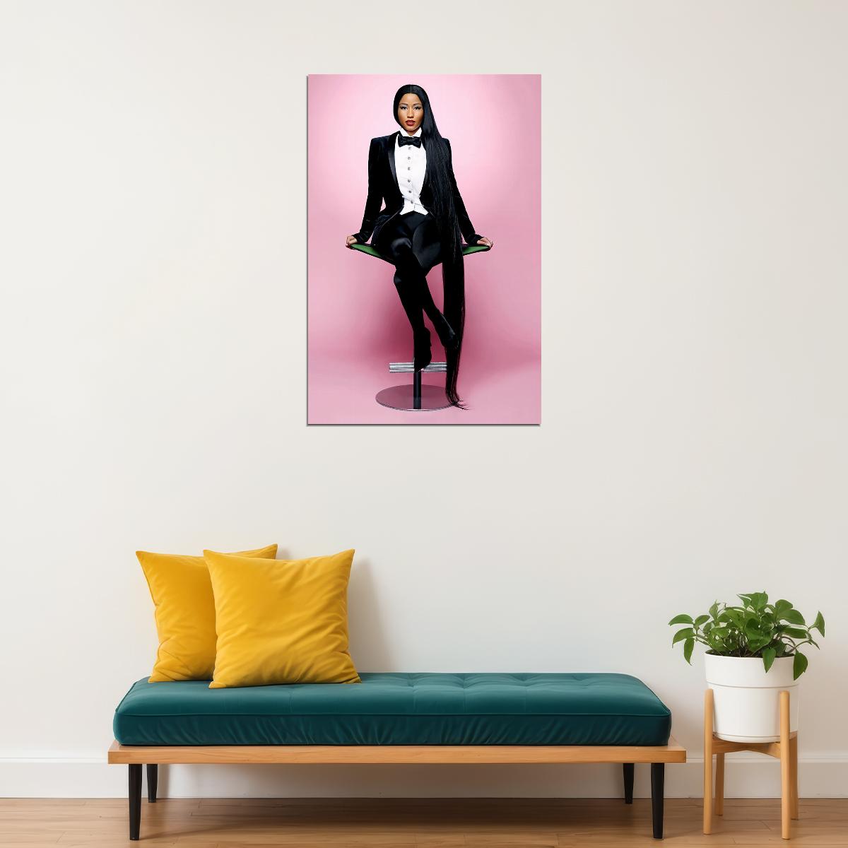 Music Album Cover Nicki Minaj Chun Li Rap Music Poster Wall Art Print Home Wall Decor - xonomax