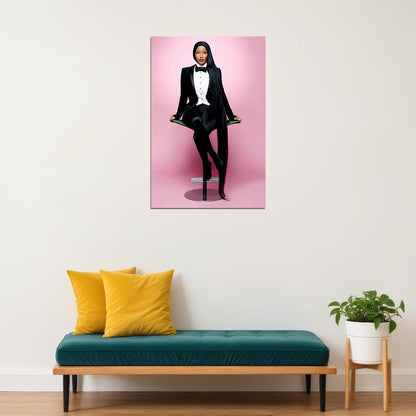 Music Album Cover Nicki Minaj Chun Li Rap Music Poster Wall Art Print Home Wall Decor - xonomax