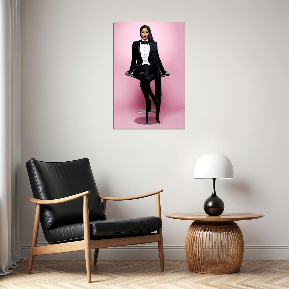 Music Album Cover Nicki Minaj Chun Li Rap Music Poster Wall Art Print Home Wall Decor - xonomax