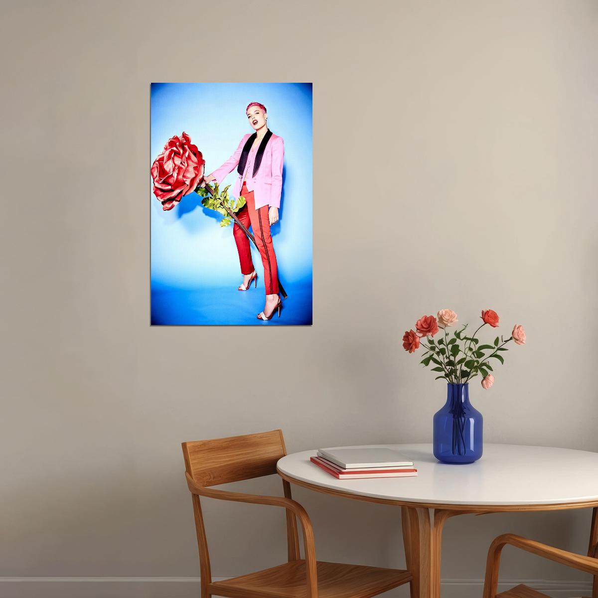 Halsey Singer Music Artist Songwriter Poster Wall Art Print Home Wall Decor - xonomax