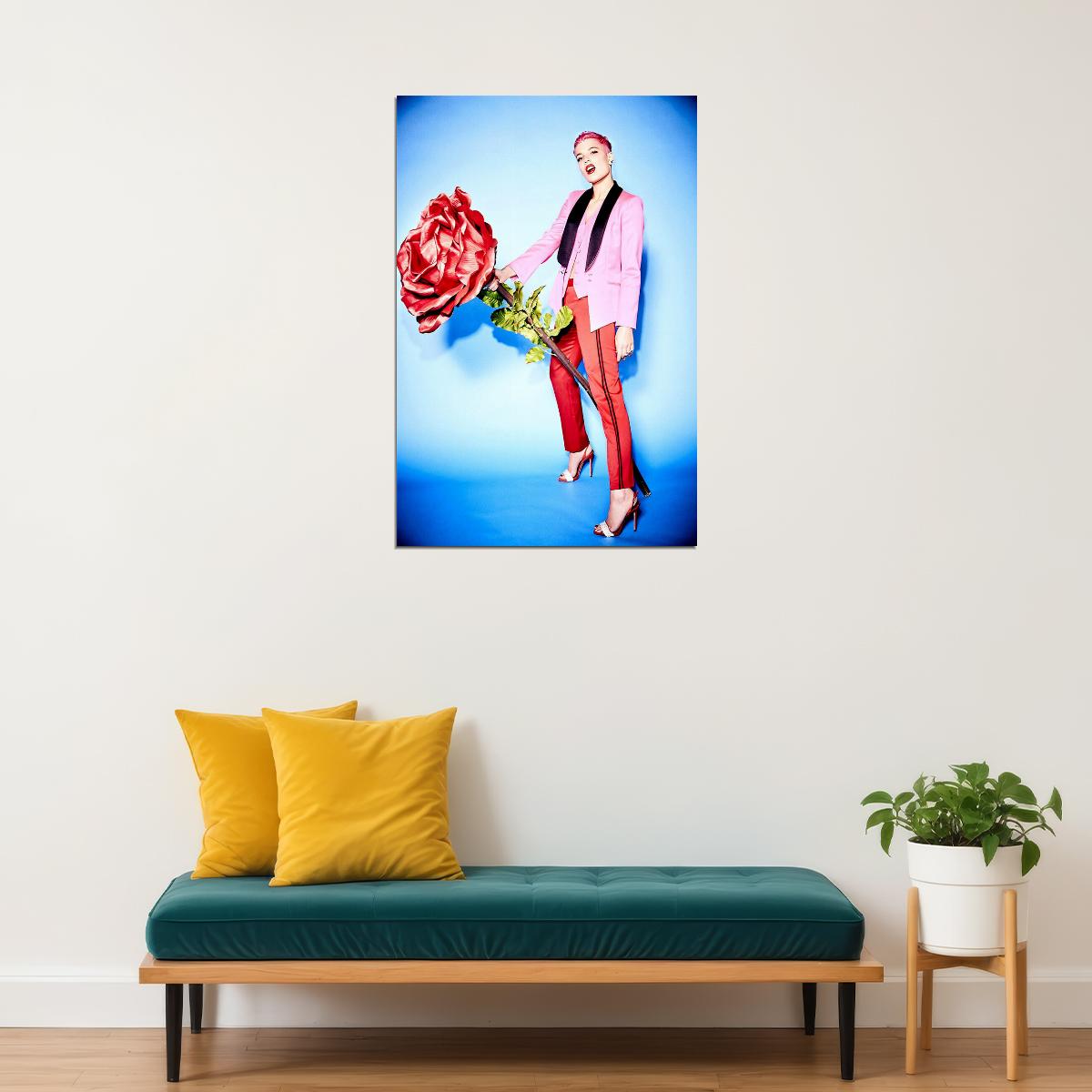 Halsey Singer Music Artist Songwriter Poster Wall Art Print Home Wall Decor - xonomax