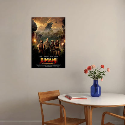 Jumanji 2018 Movie Kevin Hart Dwayne Johnson Action Poster Wall Art Print Home Wall Decor - xonomax