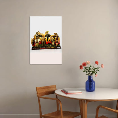 Jumanji 2018 Movie Kevin Hart Dwayne Johnson Comedy Poster Wall Art Print Home Wall Decor - xonomax