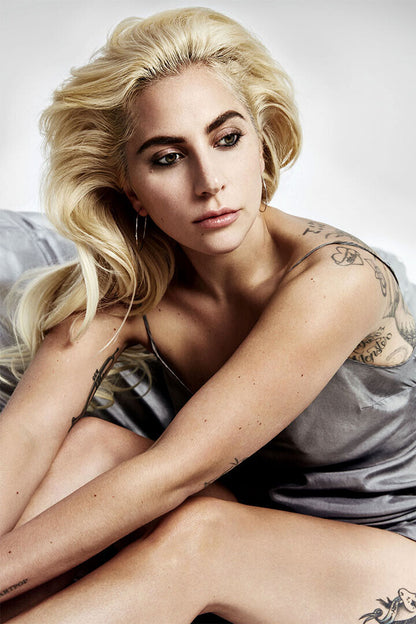 Lady Gaga Musician Famous Music Beautiful Singer Poster Wall Art Print Home Wall Decor - xonomax