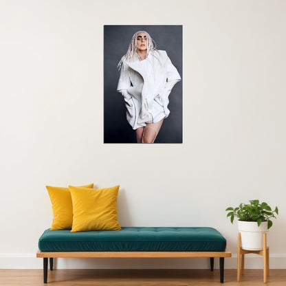 Lady Gaga Musician Famous Music Rap Artist Poster Wall Art Print Home Wall Decor - xonomax