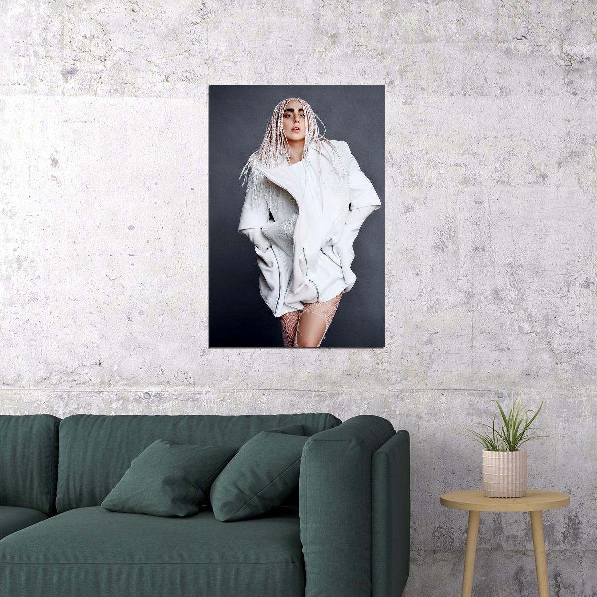 Lady Gaga Musician Famous Music Rap Artist Poster Wall Art Print Home Wall Decor - xonomax