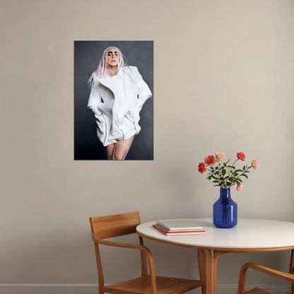 Lady Gaga Musician Famous Music Rap Artist Poster Wall Art Print Home Wall Decor - xonomax