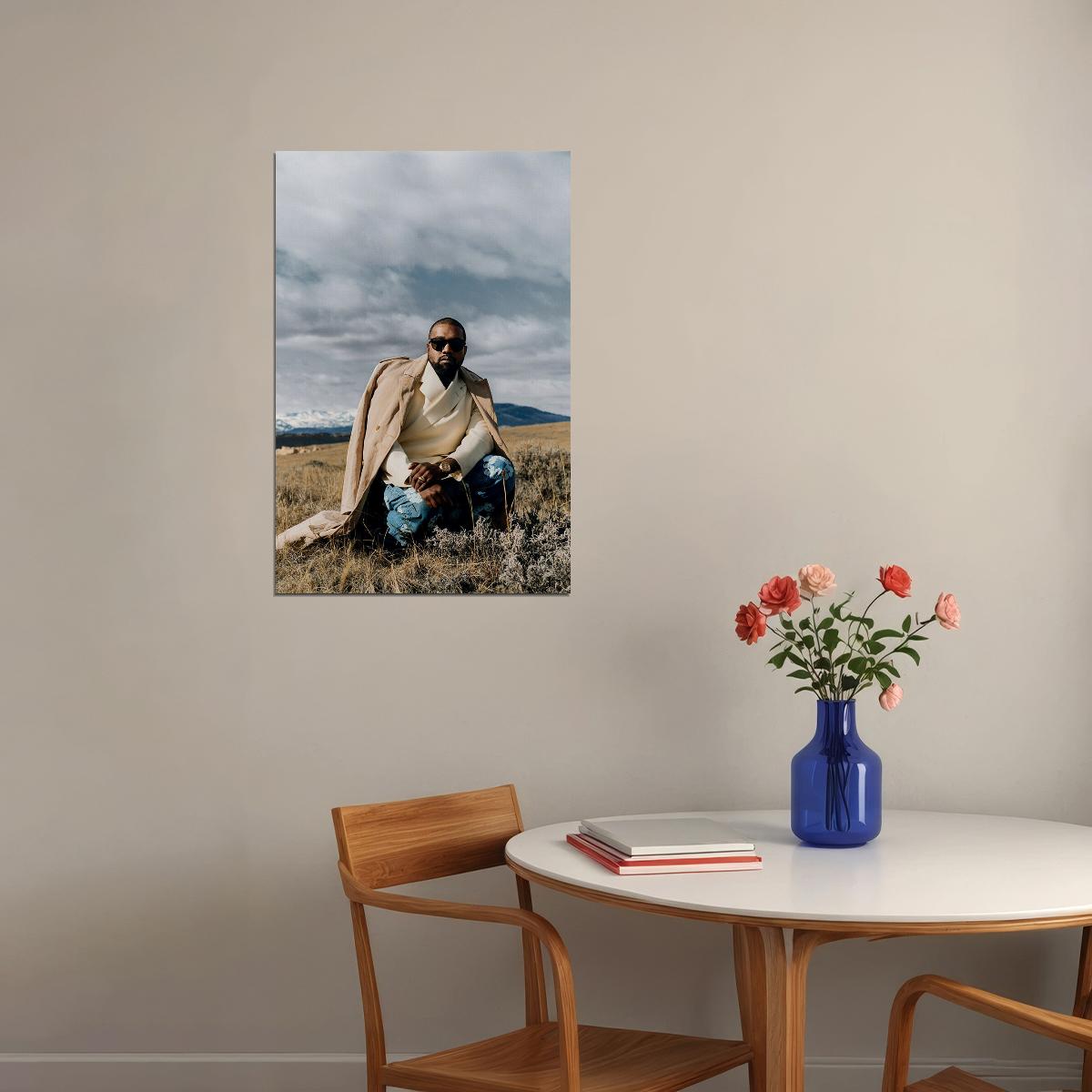 Kanye West Hip Hop Rap Music Bear Fashion Designer Poster Wall Art Print Home Wall Decor - xonomax