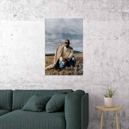 Kanye West Hip Hop Rap Music Bear Fashion Designer Poster Wall Art Print Home Wall Decor - xonomax