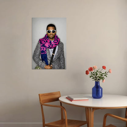 Kanye West Hip Hop Rap Music Bear Singer Model Poster Wall Art Print Home Wall Decor - xonomax