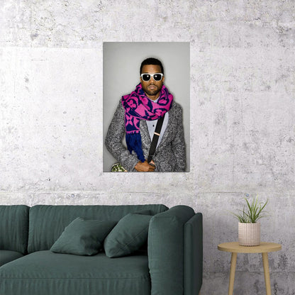 Kanye West Hip Hop Rap Music Bear Singer Model Poster Wall Art Print Home Wall Decor - xonomax