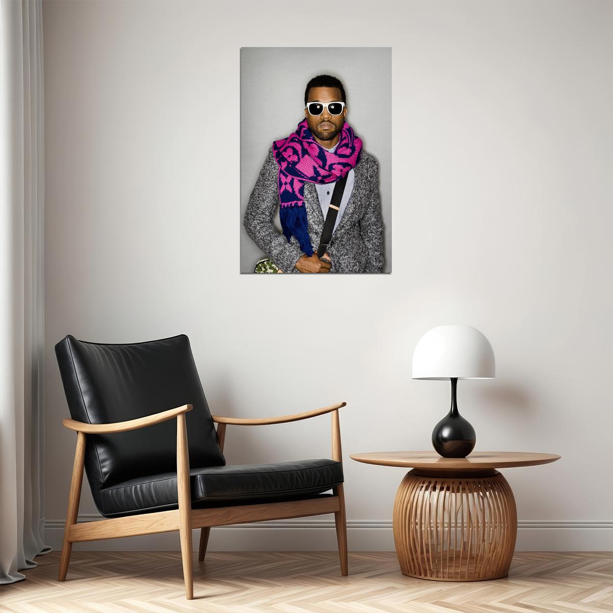 Kanye West Hip Hop Rap Music Bear Singer Model Poster Wall Art Print Home Wall Decor - xonomax